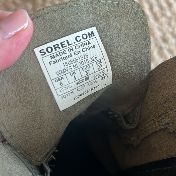 Sorel New no Box Sz 6 Women’s Joan of Arctic™ WEDGE II Olive - Picture 8 of 10